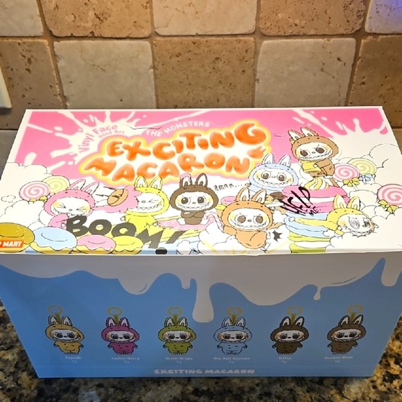 POP MART Accessories - NWT 6 LABUBUS Exciting Macaron New Unopened‎ Box Of 6 Different Labubus!!